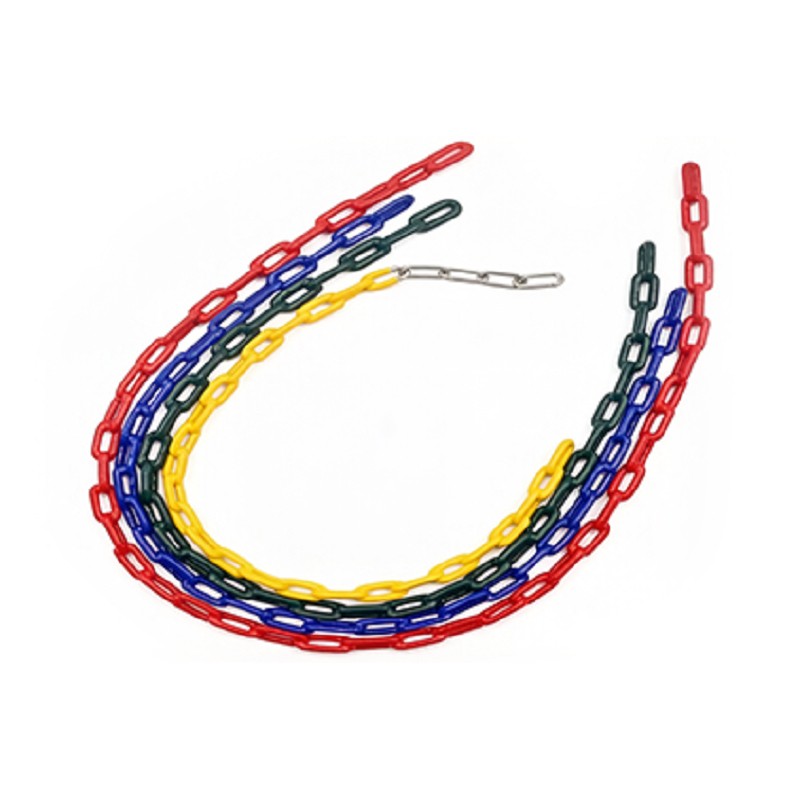 Corrente giratória revestida de plástico